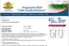 Programme BG07 Public Health Initiatives